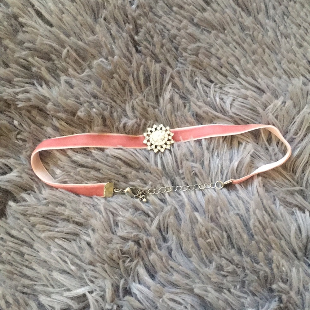 Jeweled Velvet Choker